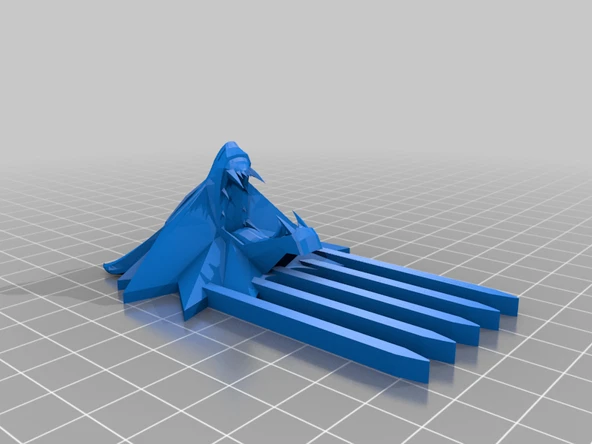 Byr Witcher III Kurt Okulu Saç Tokası (Sadece Plastik Aparattır!!!) 3D - 4