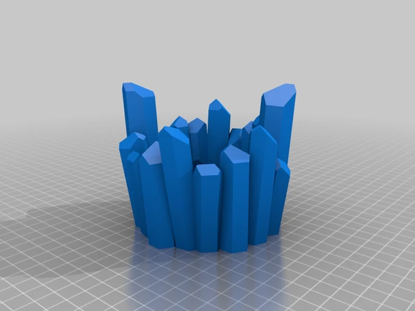 Byr Kristal Çay Işık Tutucu (Sadece Plastik Aparattır!!!) 3D