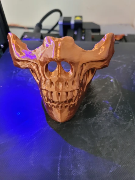 Byr Yarım maske kafatası (Sadece Plastik Aparattır!!!) 3D - Resim 4