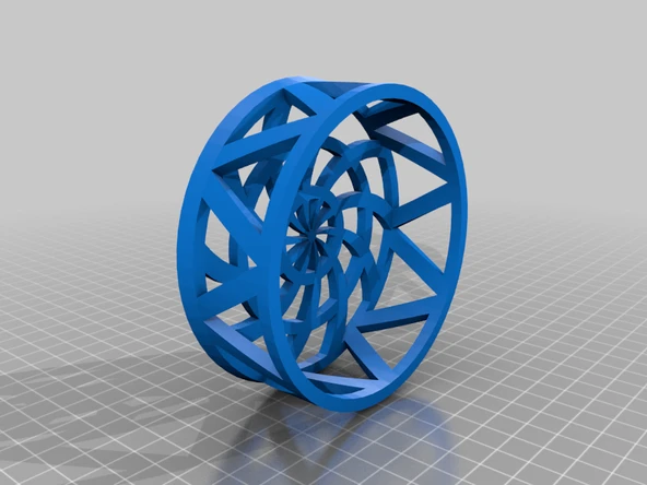 Byr Sütun Mum Standı - 4 İnç Çap (Sadece Plastik Aparattır!!!) 3D