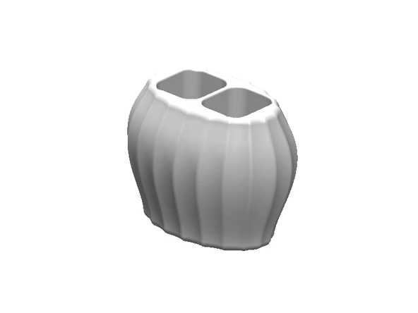 Byr Ural B diş fırçaları için çift stand (Sadece Plastik Aparattır!!!) 3D - 2