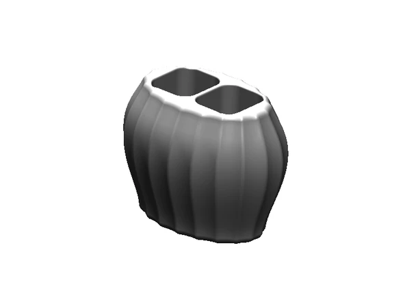 Byr Ural B diş fırçaları için çift stand (Sadece Plastik Aparattır!!!) 3D