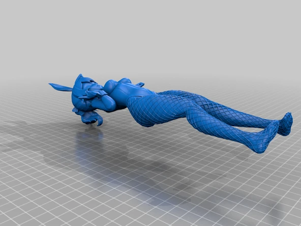 Byr Jean Tavşan Kız Figürü Fanart Genshin Impact (Sadece Plastik Aparattır!!!) 3D