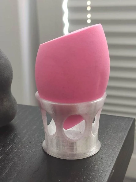 Byr Makyaj Süngeri (Beauty Blender) Tutucu (Sadece Plastik Aparattır!!!) 3D