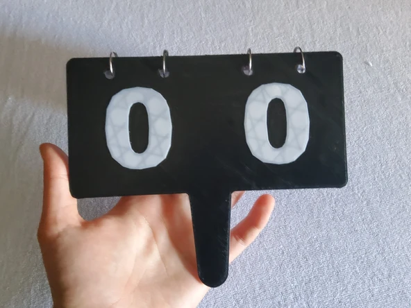 Byr El Skor Tablosu (Sadece Plastik Aparattır!!!) 3D - 4