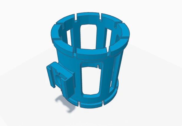 Byr Büyük Şok Montaj + Soğuk Ayakkabı Montajı Zoom H1N'ye Uygun (Sadece Plastik Aparattır!!!) 3D - Resim 4