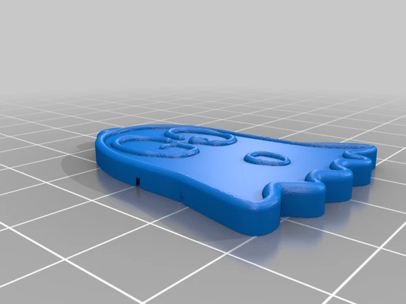 Byr Gucci Hayalet Kolye / Anahtarlık / Anahtarlık (Plastik Aparattır!!!) 3D - Resim 4