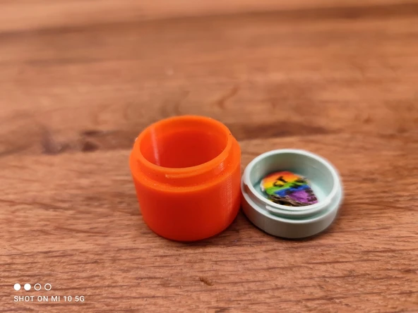 Byr Süt Kapağı Kutusu Kabı (Sadece Plastik Aparattır!!!) 3D - 3