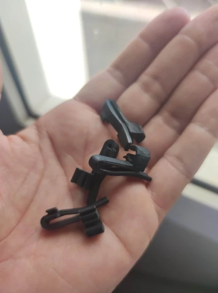 Byr Rode yaka Tee Gömlek klipsi (Plastik Aparattır!!!) 3D - 4