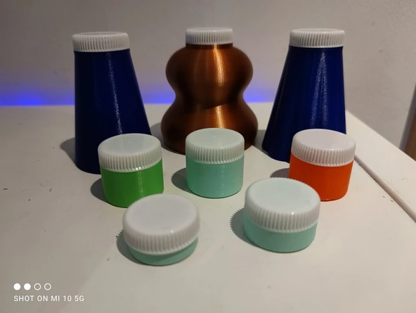 Byr Süt Kapağı Kutusu Kabı (Sadece Plastik Aparattır!!!) 3D