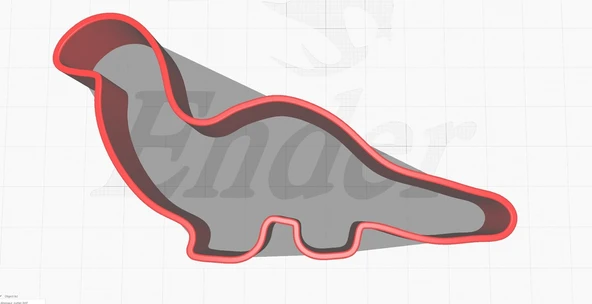 Dinozor Çerez Kesici (Plastik Aparattır!!!)