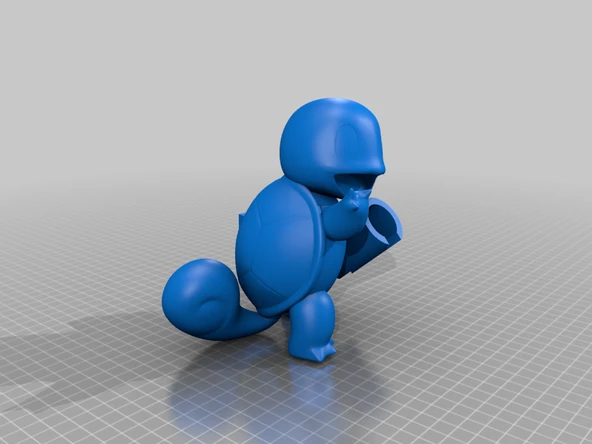 Byr Squirtle - Duş başlığı tutacağı (Sadece Plastik Aparattır!!!) 3D - Resim 2