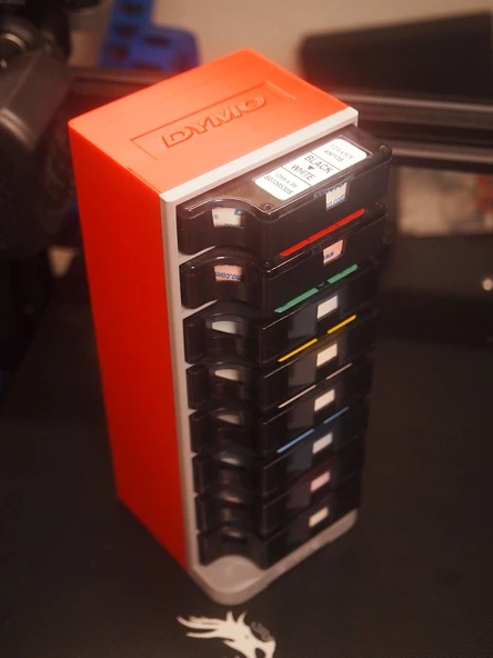 Byr Dymo D1 Etiket Bant Kartuşu Rafı (Sadece Plastik Aparattır!!!) 3D - Resim 2