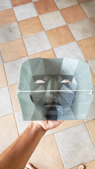 Byr Elastik Delikli Maske (Sadece Plastik Aparattır!!!) 3D - Resim 4