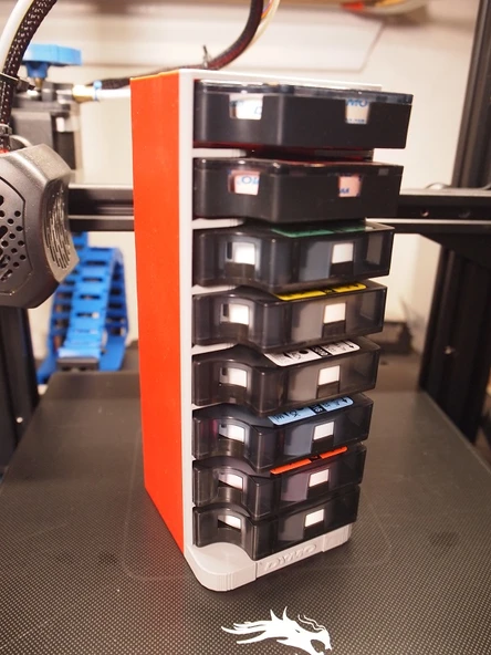 Byr Dymo D1 Etiket Bant Kartuşu Rafı (Sadece Plastik Aparattır!!!) 3D - Resim 4