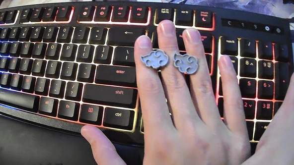Akatsuki Bulut Kol Düğmesi Naruto (Plastik Aparattır!!!) - 3