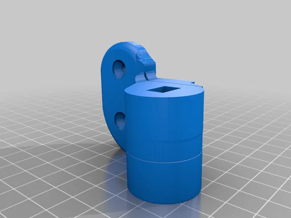 Byr MAYFAIR 188SLOW NextStep2 Klozet Kapağı Sağ Menteşe (Sadece Plastik Aparattır!!!) 3D - 4