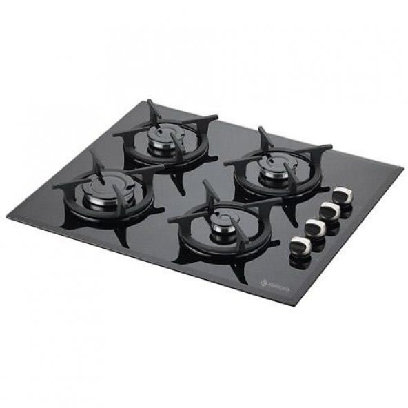 Eminçelik Ah 1240 Bg60 (12 225) Ankastre Siyah Cam Ocak