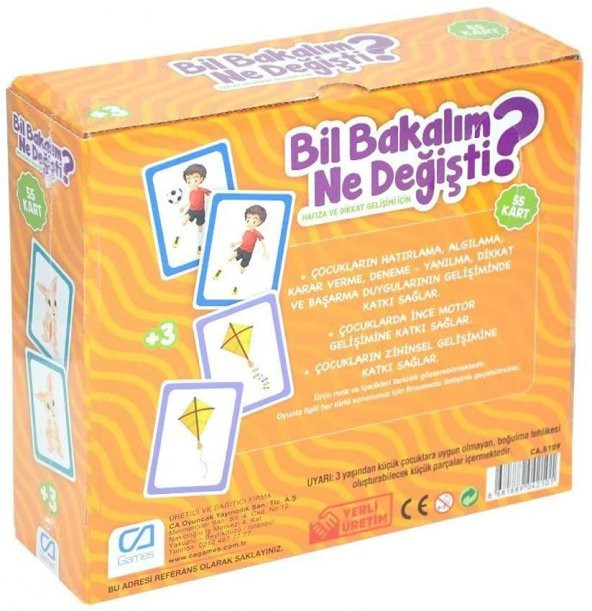 Ca Games Bil Bakalım Ne Değişti CA.5109 - 2