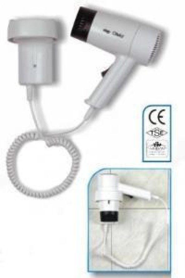 Etap EE183 Otello Duvara Monte Otel Tipi Saç Kurutma Makinesi - 4