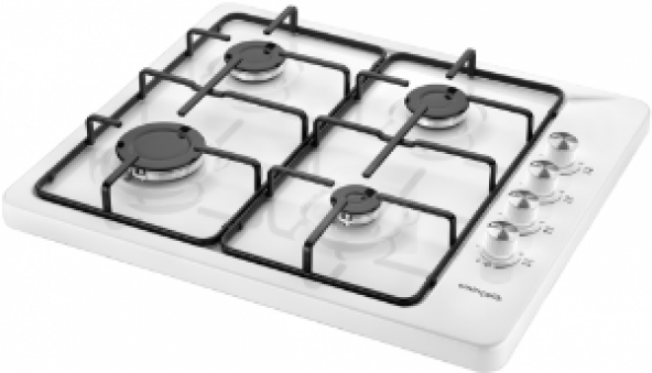 Eminçelik SH 3140 WE60 (31 121) Set Üstü Beyaz Emaye Ocak - 2