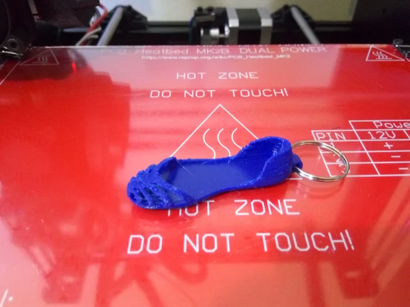 Byr Recreus Sandalet Anahtarlık (Sadece Plastik Aparattır!!!) 3D - 3