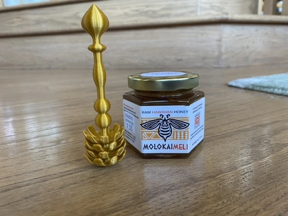 Byr Lotus çiçeği bal kepçe (Sadece Plastik Aparattır!!!) 3D