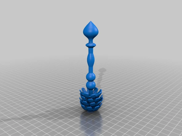 Byr Lotus çiçeği bal kepçe (Sadece Plastik Aparattır!!!) 3D - 3