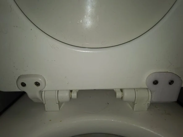 Byr MAYFAIR 188SLOW NextStep2 Klozet Kapağı Sağ Menteşe (Sadece Plastik Aparattır!!!) 3D - 3