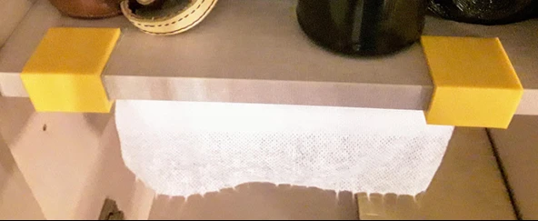 Byr Masa ve kapılarla dolaplar için kağıt havlu tutucu remix (Sadece Plastik Aparattır!!!) 3D - 3