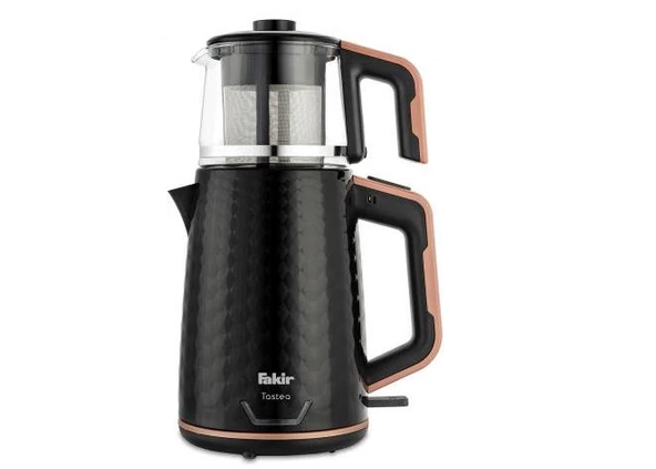 Fakir Tastea Siyah Rose 1650 W Cam Demlikli Çay Makinesi - 3