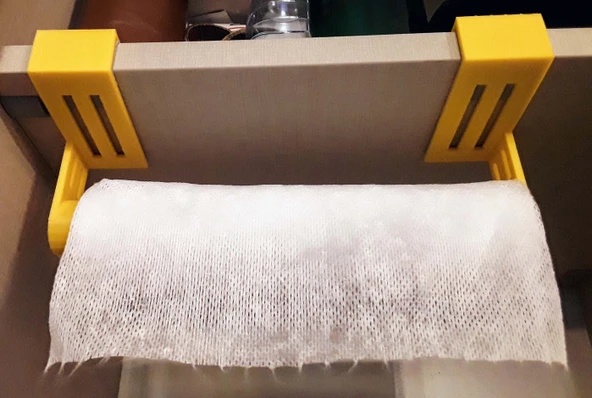 Byr Masa ve kapılarla dolaplar için kağıt havlu tutucu remix (Sadece Plastik Aparattır!!!) 3D - 4