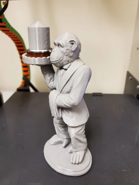 Byr Maymun Uşak Yüzük Tutacağı Çoklu Yüzük (Sadece Plastik Aparattır!!!) 3D - Resim 3