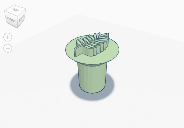 Eğreltiotu çömlek damgası (Plastik Aparattır!!!)