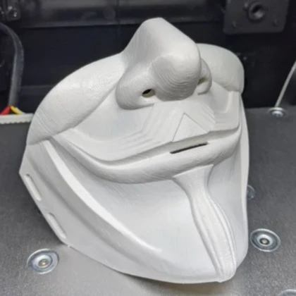 Byr Guy Fawkes Yarım Maskesi (Sadece Plastik Aparattır!!!) 3D - 2