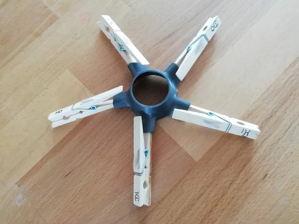 Byr Yeniden Kullanım için FFP2 / KN95 maskeleri için depolama (Sadece Plastik Aparattır!!!) 3D - Resim 2