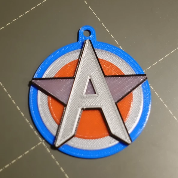 ABD Temsilcisi / Yeni Kaptan Amerika Anahtarlık (Plastik Aparattır!!!)