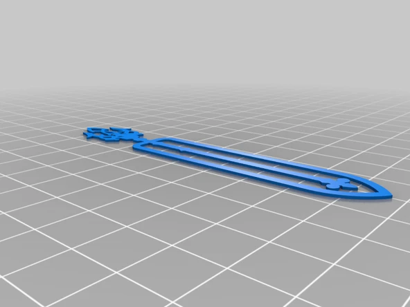 Byr Zelda Mipha Trident Kitap Ayracı (Plastik Aparattır!!!) 3D - 3