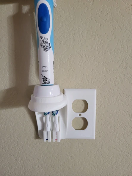 Byr Oral-B Şarj Aleti Çıkış Rafı Remixi (Sadece Plastik Aparattır!!!) 3D - Resim 3