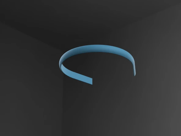 Byr Süper basit saç bandı (Plastik Aparattır!!!) 3D - 5