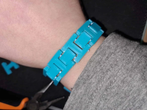 Byr Basit Bilezik Zinciri (Plastik Aparattır!!!) 3D - Resim 5