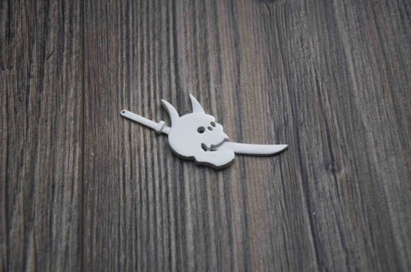 Byr Trivium'dan ilham alan [anahtarlık][kolye] (Sadece Plastik Aparattır!!!) 3D - Resim 2