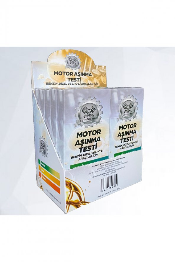 CS Motor Aşınma Testi - Avantajlı 10lu paket