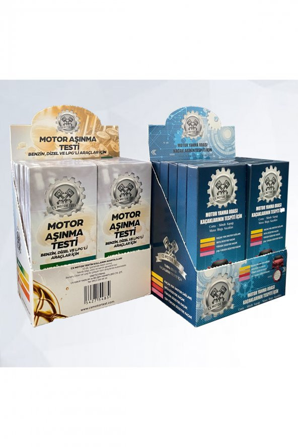 CS Motor Aşınma ve CS Conta Kaçak Testi- Avantajlı 20lu Paket
