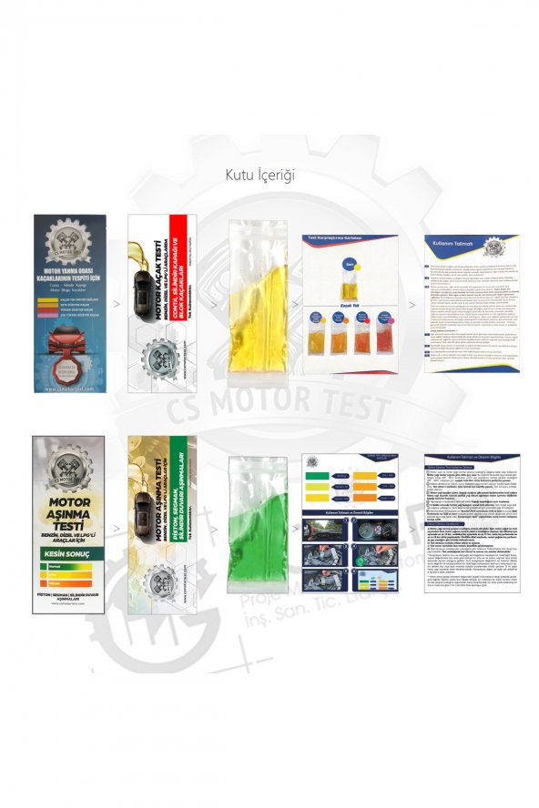 CS Motor Aşınma ve Conta Kaçak Testi- Avantajlı 2li Paket - 2