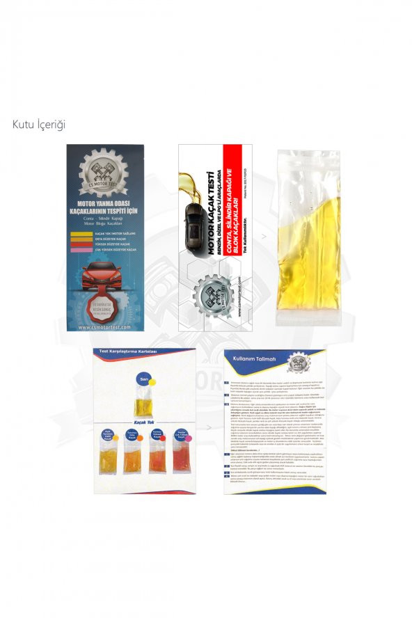 CS Motor Conta Blok Kaçak Testi- Avantajlı 10lu Paket - Cs Motor Test - 4
