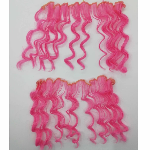 Amigurumi Dalgalı Saç 20 Cm ( 1 Adet ) - 4