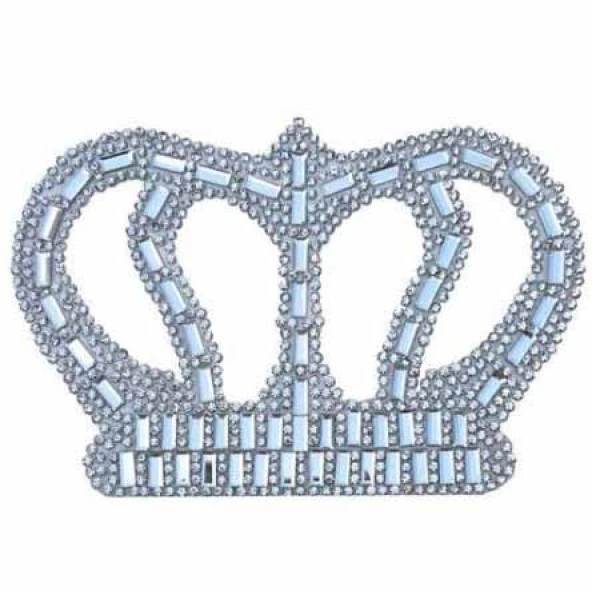 Taç Büyük Ütü İle Yapışan 11x7cm ( 1 Adet )