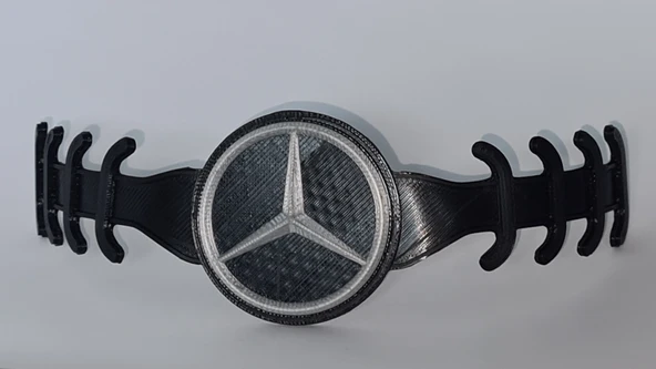 Byr Maske tutucu Mercedes (Sadece Plastik Aparattır!!!) 3D - 3