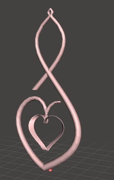 Byr Sevgililer Aşk Kolye (Plastik Aparattır!!!) 3D - Resim 5